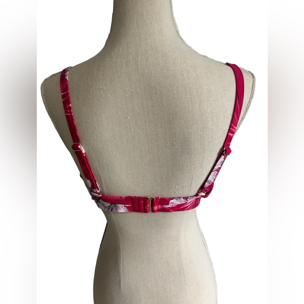 Sea Level Swim Tropicale Cross Front Bikini TOP NWT Size 10 - Picture 3 of 14